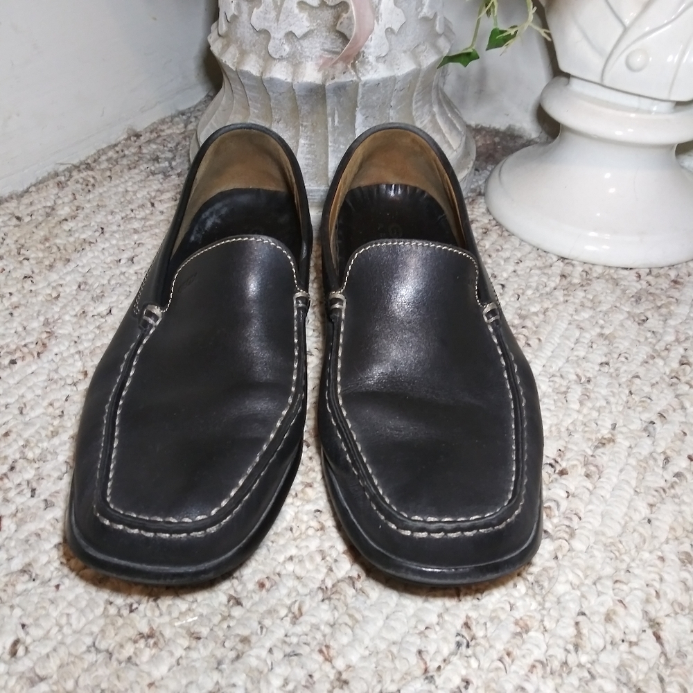 Geox Men's Moner Black Driving Loafer